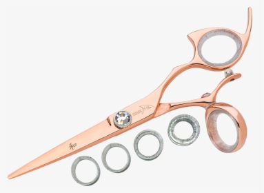 Rose Gold Grooming Shears, HD Png Download, Transparent PNG