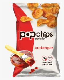 5oz Bag Of Barbeque Popchips - Popchips Sea Salt, HD Png Download, Transparent PNG