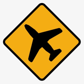 Yellow Airplane Cliparts 24, Buy Clip Art - Climbing Lane Road Sign, HD Png Download, Transparent PNG