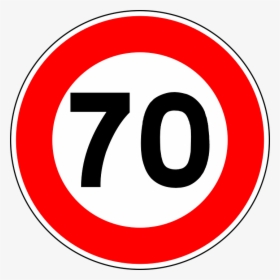 Speed Limit Road Sign - Speed Limit Sign Png, Transparent Png, Transparent PNG
