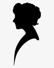 Silhouette Clipart Vintage Woman Silhouette Free Silhouette - Silhouette Woman Clipart Black And White, HD Png Download, Transparent PNG
