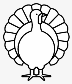 Turkey Clipart Black And White, HD Png Download, Transparent PNG