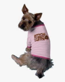 Cute Holiday Pet Shirt Official Turkey Taster - It's So Hard To Be Me, HD Png Download, Transparent PNG