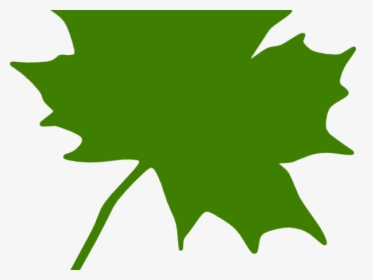 Green Leaves Clipart Clip Art Green - Orange Maple Leaf Clipart, HD Png Download, Transparent PNG