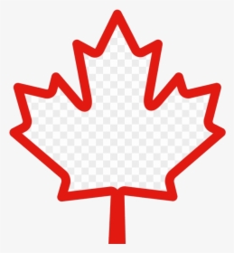 Leaf Outline Canadian Programs Canada Maple Clipart - Maple Leaf Outline Png, Transparent Png, Transparent PNG