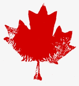 Grunge Canadian Maple Leaf, HD Png Download, Transparent PNG