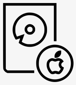 Hard Drive Hard Harddrive Mac Apple - Circle, HD Png Download, Transparent PNG