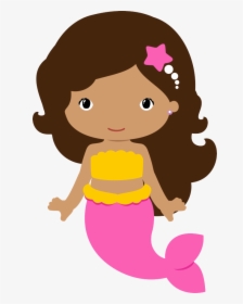 Mermaid Clipart Cute, HD Png Download, Transparent PNG