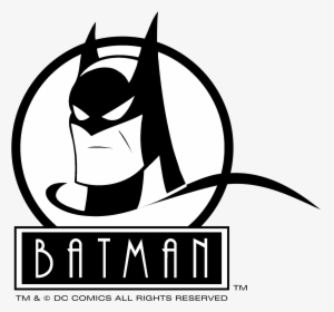 Batman Logo Black And White - Batman Animated Series Logo, HD Png Download, Transparent PNG