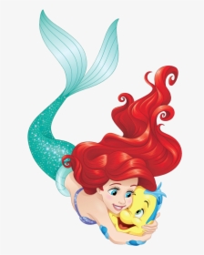 Mermaid Png, Download Png Image With Transparent Background, - Ariel And Flounder Png, Png Download, Transparent PNG