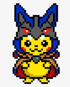 Minecraft Pixel Art - Lucario Mini Sprite 