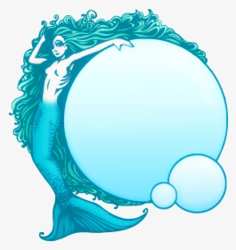 Mermaid Public Domain Clipart - Public Domain Free Mermaid, HD Png Download, Transparent PNG