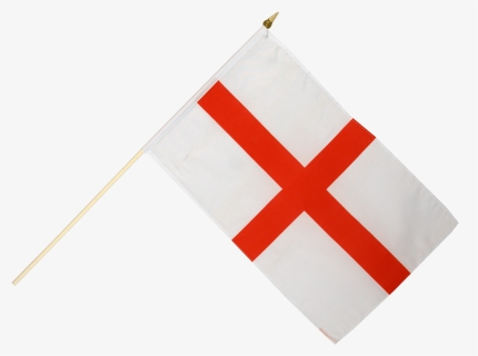 Waving Flag St George Tattoo - England Flag Pole Png, Transparent Png, Transparent PNG