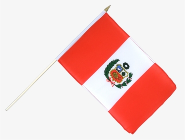 Peru Flag Png - Peru Flag On A Stick, Transparent Png, Transparent PNG