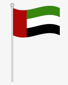 Flag Of Uae, Flag, Uae, World Flags - Uae Flag Clipart, HD Png Download, Transparent PNG