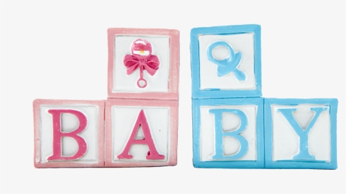 Transparent Baby Blocks Clipart - Baby Blocks Pink And Blue, HD Png Download, Transparent PNG