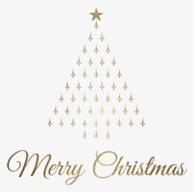 #merrychristmas #christmas #christmastree #gold #golden - Christmas Tree, HD Png Download, Transparent PNG
