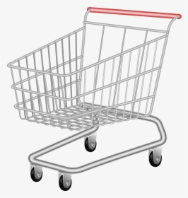 Transparent Shopping Trolley Clipart - Clip Art Of Cart, HD Png Download, Transparent PNG
