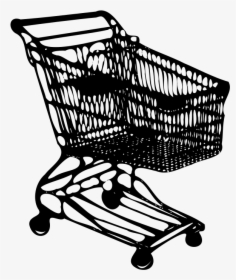 Image Library Library Shopping Cart Clipart - Draw A Shopping Cart, HD Png Download, Transparent PNG