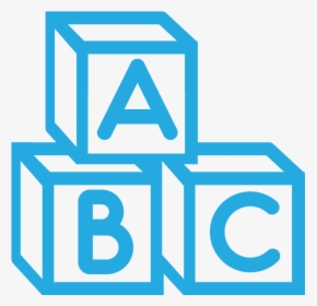Abc Baby Blue Blocks, HD Png Download, Transparent PNG