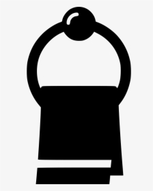 Hand Svg Png Icon - Bathroom Towel Black And White Clipart, Transparent Png, Transparent PNG