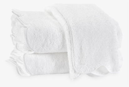 Cairo With Scallop Piping Bath Towels White, White - Ruffle, HD Png Download, Transparent PNG