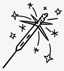 Transparent Sparklers Clipart - Sparklers Clipart Black And White, HD Png Download, Transparent PNG