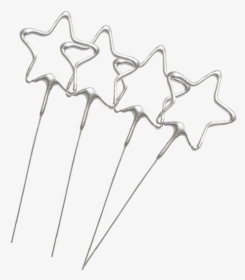 Star Shaped Sparklers 4 - Star Shaped Sparklers, HD Png Download, Transparent PNG