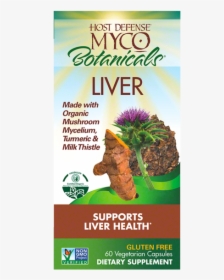 Mycobotanicals® Liver Capsules - Fungi Perfecti Mycobotanicals, HD Png Download, Transparent PNG