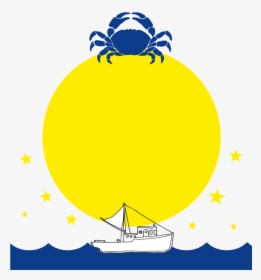 Blue Crab Yellow Background 800 Boat - Crab, HD Png Download, Transparent PNG