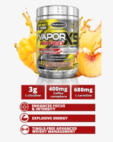 Featured Mobile Vaporx5 Ripped - Muscletech Vapor X5 Ripped, HD Png Download, Transparent PNG