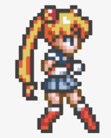 Pixel Clipart Pixel Art - Sailor Moon Gif Transparent Pixel, HD Png Download, Transparent PNG