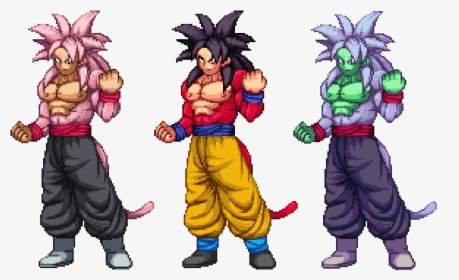 Goku Ssj4 Pixel Art, Hd Png Download - Ssj4 Goku Pixel Art, Transparent Png, Transparent PNG
