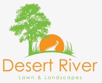 Desert River Landscapes - Black And White Oak Tree Tattoo, HD Png Download, Transparent PNG