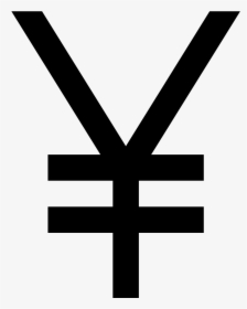 Y With Two Lines Through , Png Download - Yen Currency Sign, Transparent Png, Transparent PNG