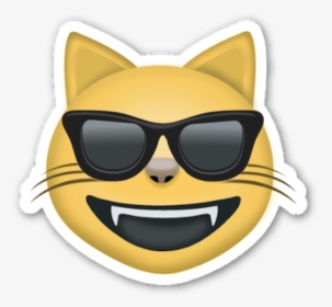 #coolcat #emoji #freetoedit - Emoji Gato Png, Transparent Png, Transparent PNG
