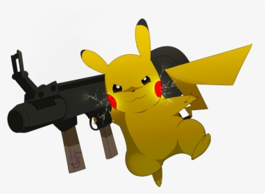 Pokémon Red And Blue Pokémon X And Y Pikachu Jessie - Pikachu With A Rocket Launcher, HD Png Download, Transparent PNG