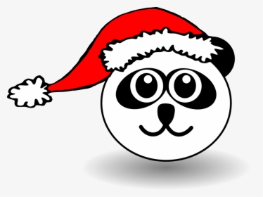 Transparent Santa Hat Clip Art - Cartoon Cat With Christmas Hat, HD Png Download, Transparent PNG