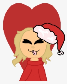 Me In A Lil Santa Hat Uwu - Cartoon, HD Png Download, Transparent PNG
