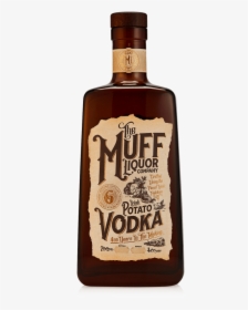 Muff Liquor Company Craft Vodka - Bottle, HD Png Download, Transparent PNG