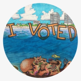 And The I Voted - Voted Sticker India, HD Png Download, Transparent PNG