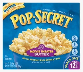 Pop Secret Popcorn Butter, HD Png Download, Transparent PNG
