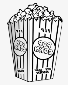 Clipart Of Kernel, Popcorn To And Popcorn About - Popcorn Stand Coloring Pages, HD Png Download, Transparent PNG