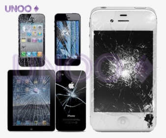 Iphone Cracked Screen Dubai - Iphone 4, HD Png Download, Transparent PNG
