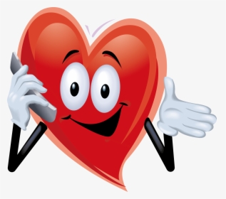 Heart Humour Valentine S Day Clip Art - Heart Clipart Smiley, HD Png Download, Transparent PNG