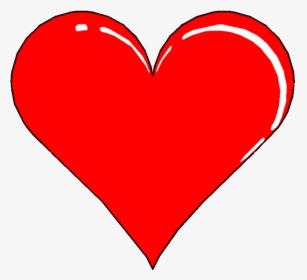 Big Bold Red Heart Clipart - Red Beating Heart Gif, HD Png Download, Transparent PNG