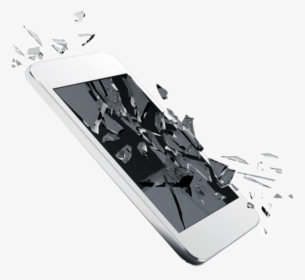 #ftestickers #cellphone #screen #cracked #broken #3deffect - Mobile Phone, HD Png Download, Transparent PNG