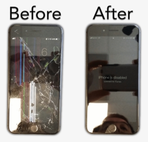Hotshot Iphone Repair Columbia Mo - Broken Iphone Screen Before And After, HD Png Download, Transparent PNG