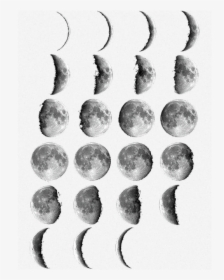Phases Of The Moon Png Click And Drag To Re Position - New Moon Watercolor, Transparent Png, Transparent PNG