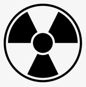 Nuclear Weapon Clip Art Sign Stock Photography - Radiation Sign Black And White, HD Png Download, Transparent PNG